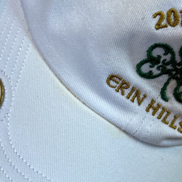 2017 U.S. Open Erin Hills USGA Golf White Strapback Hat - Picture 12 of 13